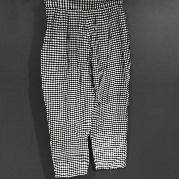 Woman’s black and white plaid dress pants. - Picture 2 of 4